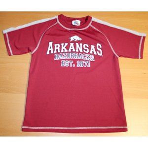 NCAA Arkansas Razorbacks Short Sleeve SS Shirt Youth Boys Large 10-12